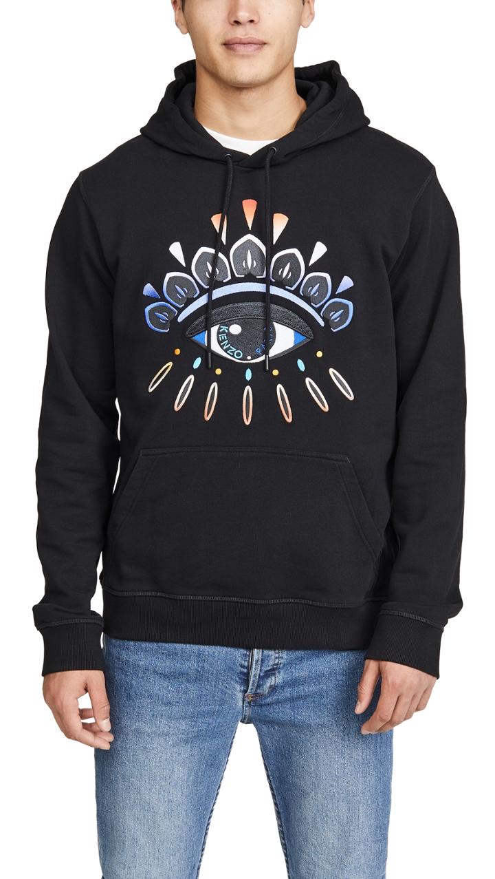 Kenzo Gradient Eye Pullover Hooded Sweatshirt