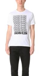 Calvin Klein Jeans Flocked Calvin Crew Neck Tee