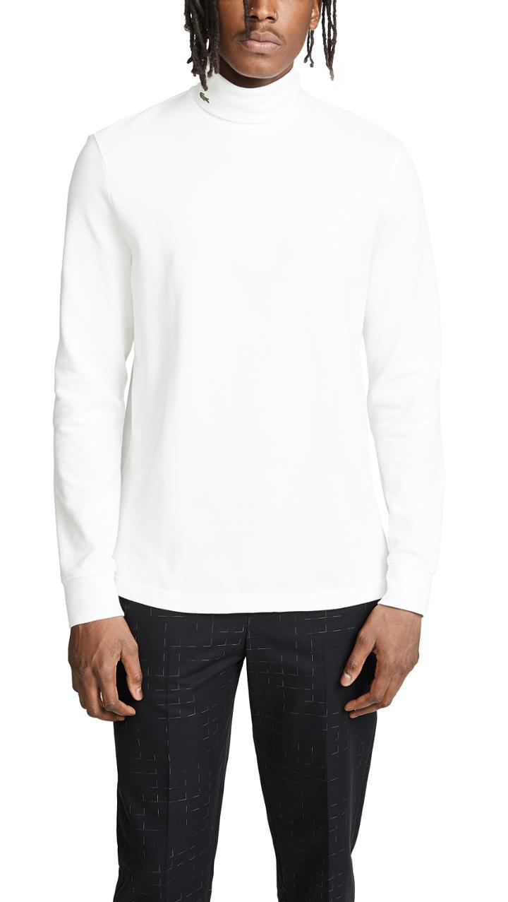 Lacoste Regular Fit Pique Grand Froid Turtleneck
