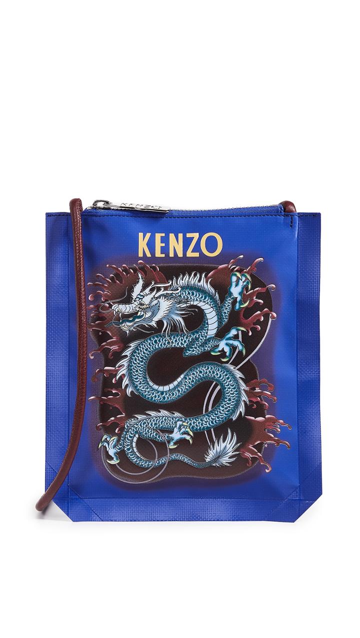 Kenzo Printed Dragon Pouch