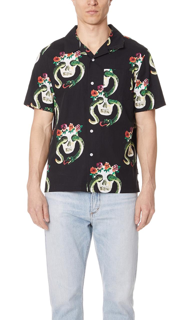 Stussy Skull Pattern Shirt