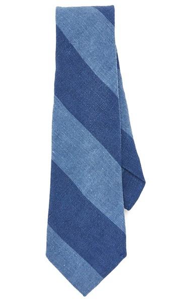 Thomas Mason Wide Stripe Tie