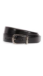 Salvatore Ferragamo Square Adjustable Reversible Belt
