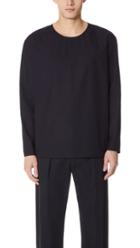 Lemaire Long Sleeve Woven Tee