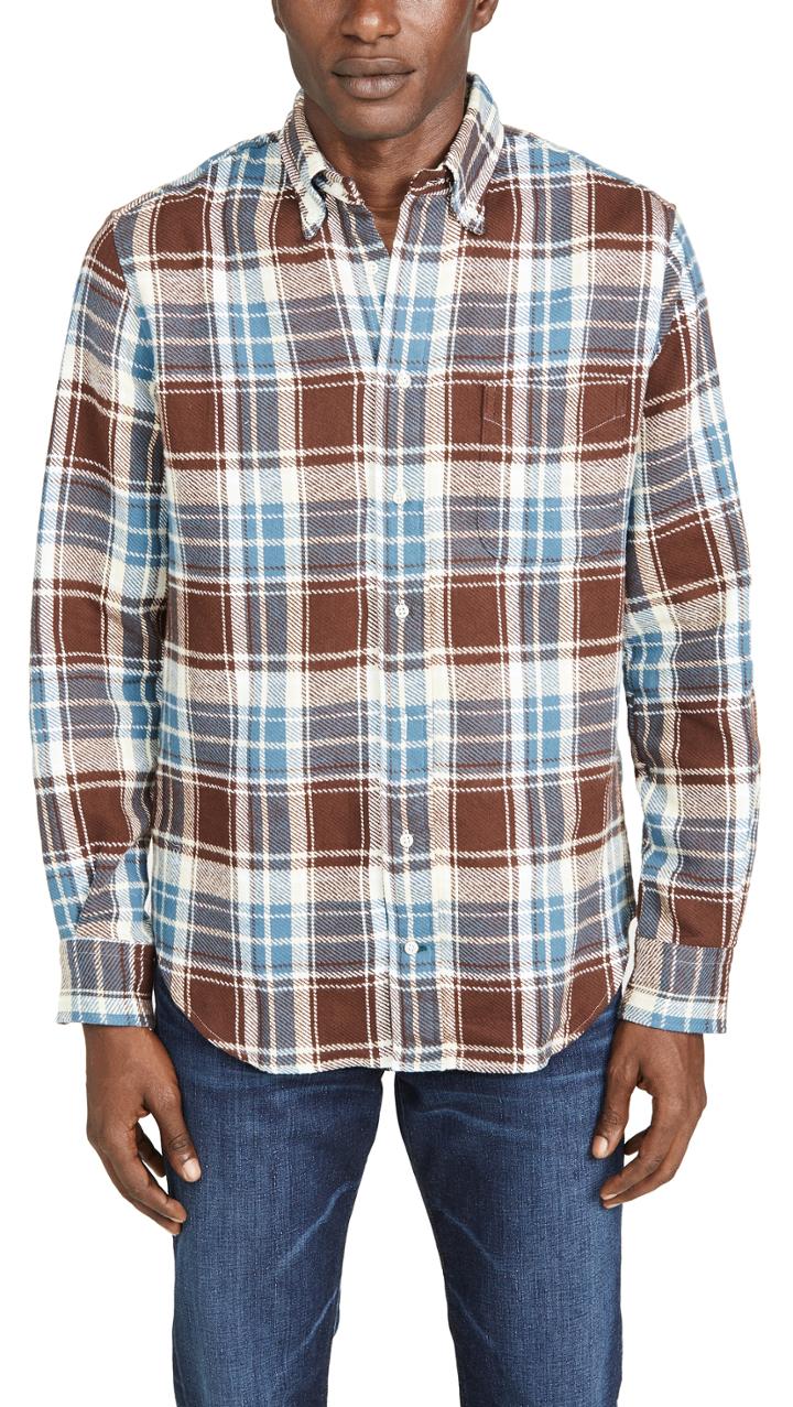 Gitman Vintage Washington Brushed Triple Yarn Flannel Shirt
