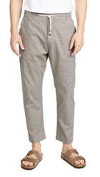 The Silted Company Micro Plaid Coffin Trousers