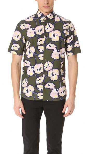 Marni Swash Print Short Sleeve Shirt