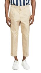 Ami Pantalon Carotte A Plis Pants