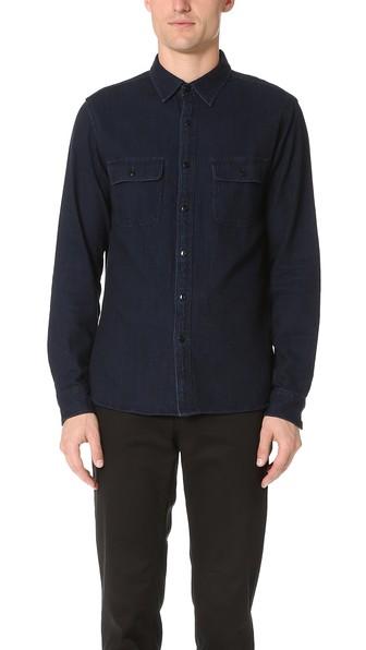 Alex Mill Indigo Chambray Shirt