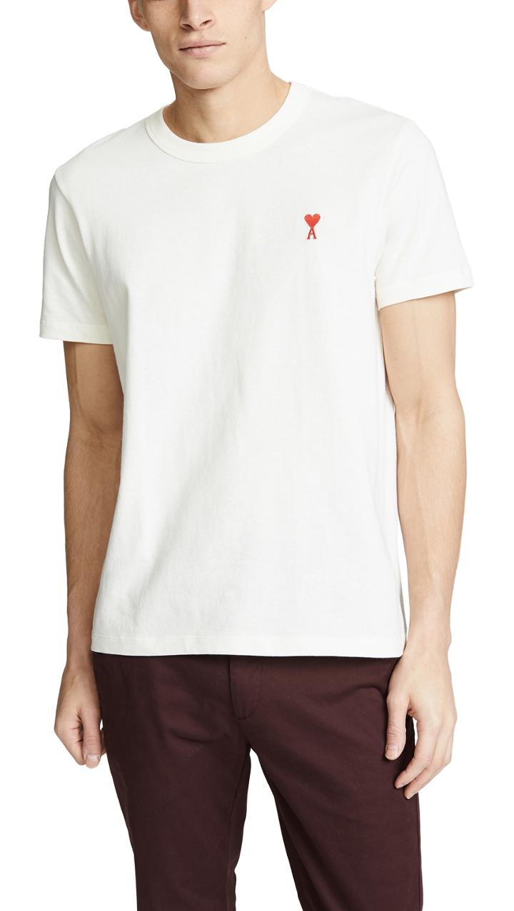 Ami Crew Logo Tee Shirt