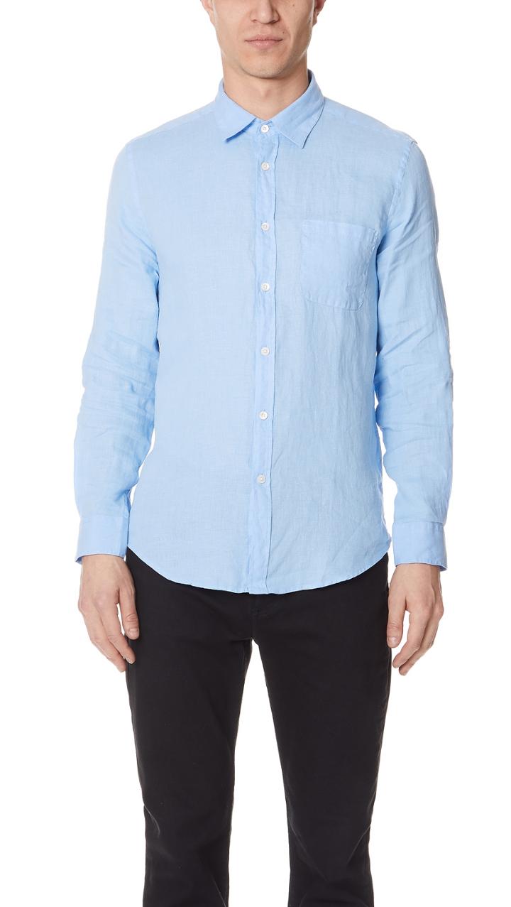 Portuguese Flannel Linen Long Sleeve Shirt