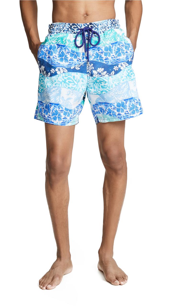 Vilebrequin Vagues Heritage Swim Trunks