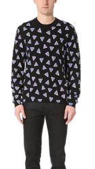 Kenzo Bermuda Triangle Cotton Knit Sweater