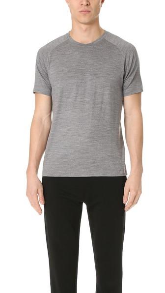 Z Zegna Short Sleeve Techmerino Tee