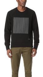 Rag Bone Rowing Stripe Applique Sweatshirt