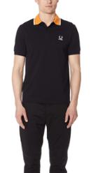 Fred Perry By Raf Simons Contrast Collar Pique Shirt