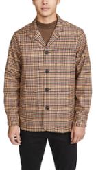 Schnayderman S Notch Check Overshirt