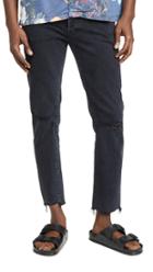 Mother The Neat Ankle Step Fray Denim In Soul Taker Wash