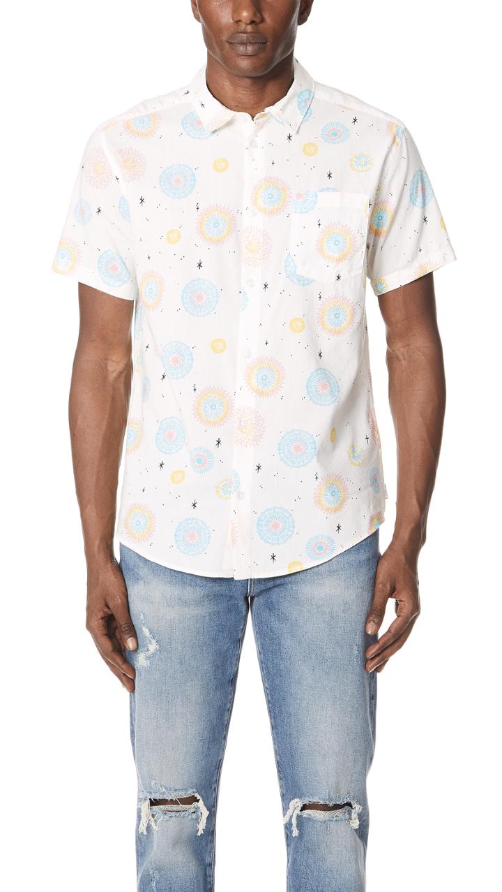 Rvca Fireworks Short Sleeve Shirt