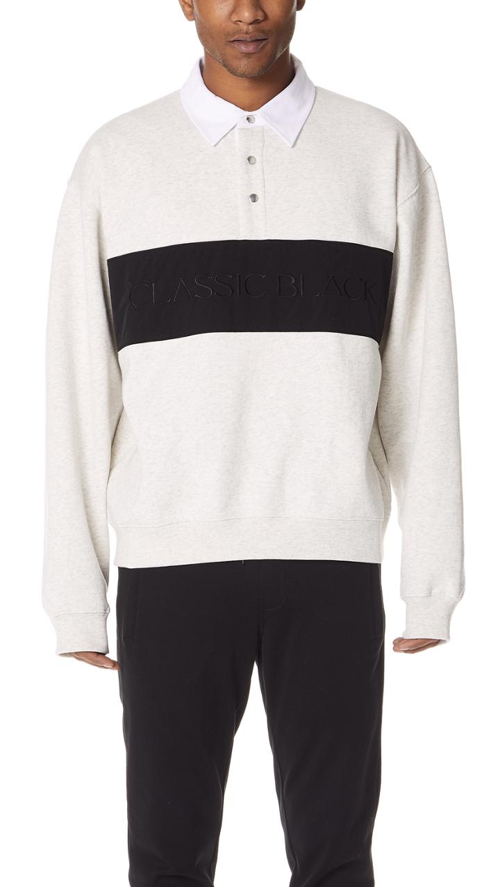 Alexander Wang Long Sleeve Polo Shirt