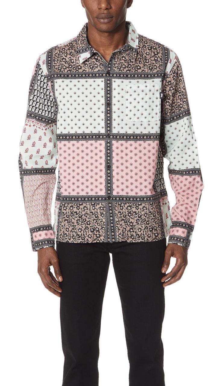 Stussy Paisley Patchwork Shirt