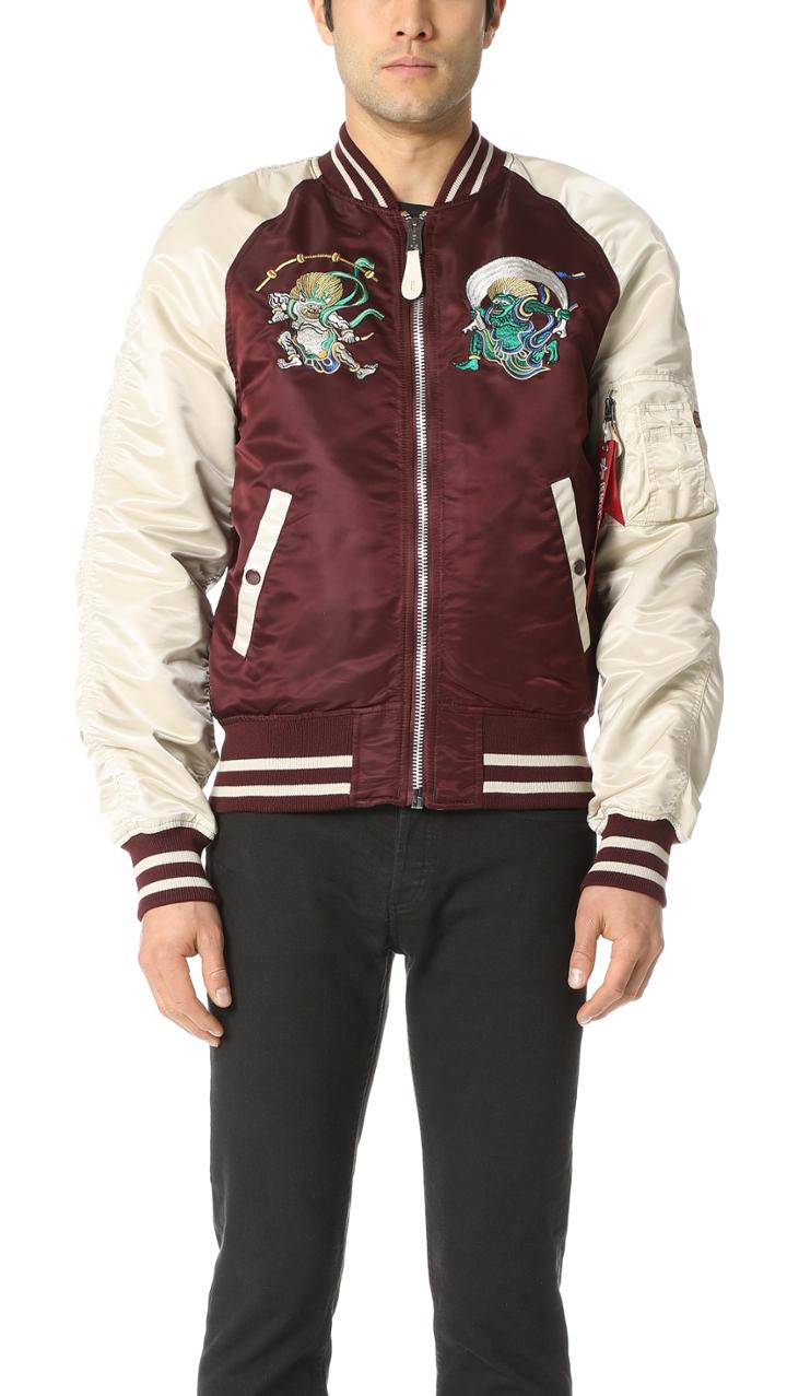 Alpha Industries Ma 1 Souvenir Jacket