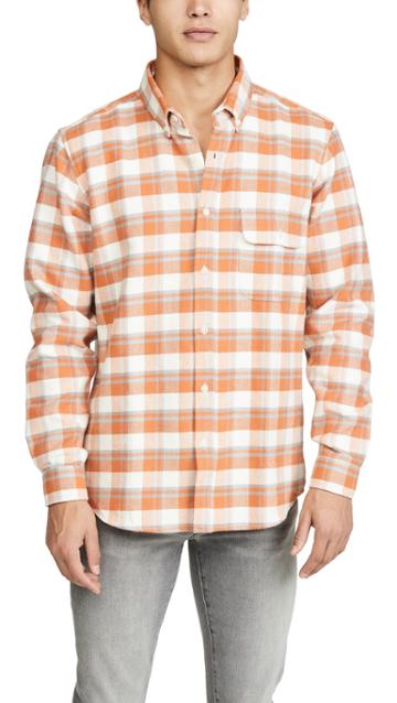 Far Afield Larry Long Sleeve Button Down Plaid Shirt