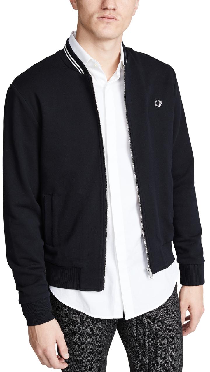 Fred Perry Bomber Neck Sweatshirt