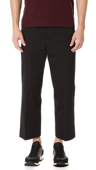 Marni Washed Cotton Gabardine Pants