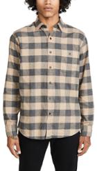 Faherty Long Sleeve Stretch Seaview Flannel Shirt