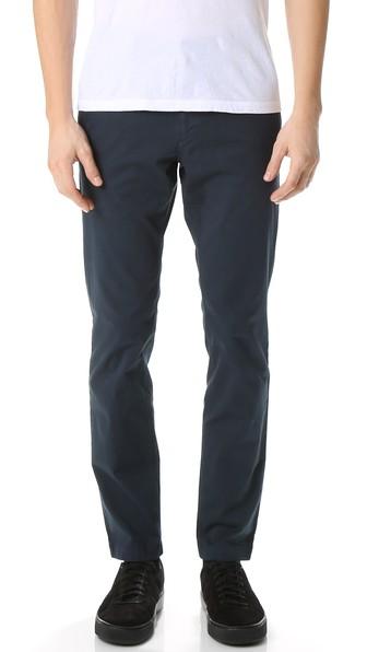 Theory Brewer Soft Sateen Chino Pants