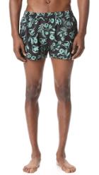 Ami Flower Print Swim Shorts