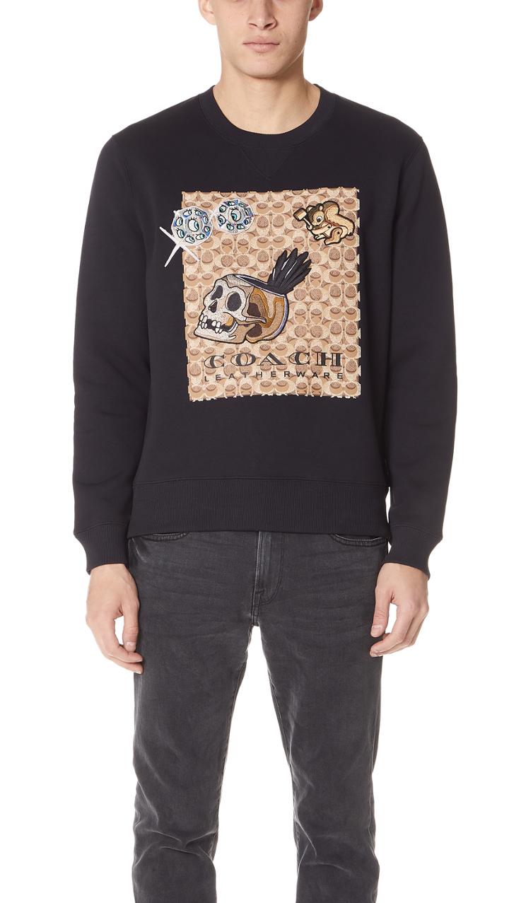 Coach 1941 X Disney Applique Sweatshirt