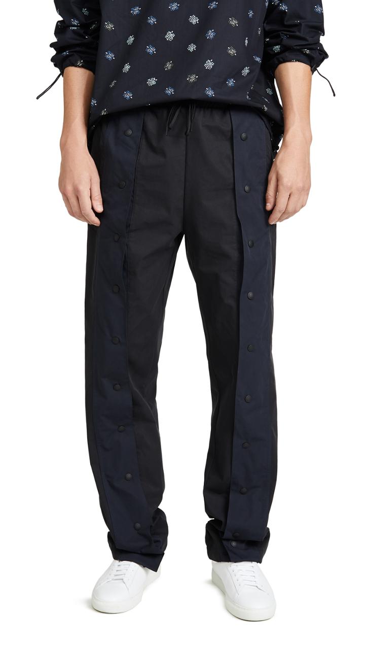 Maison Kitsune Press Snaps Pants
