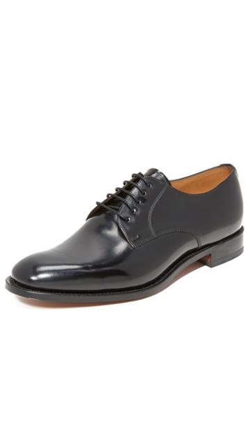 Loake L1 Polished Plain Toe Oxfords