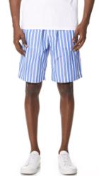 Ami Striped Bermuda Shorts