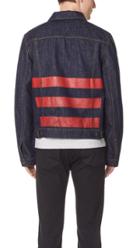 Helmut Lang Denim Jacket With Stripes