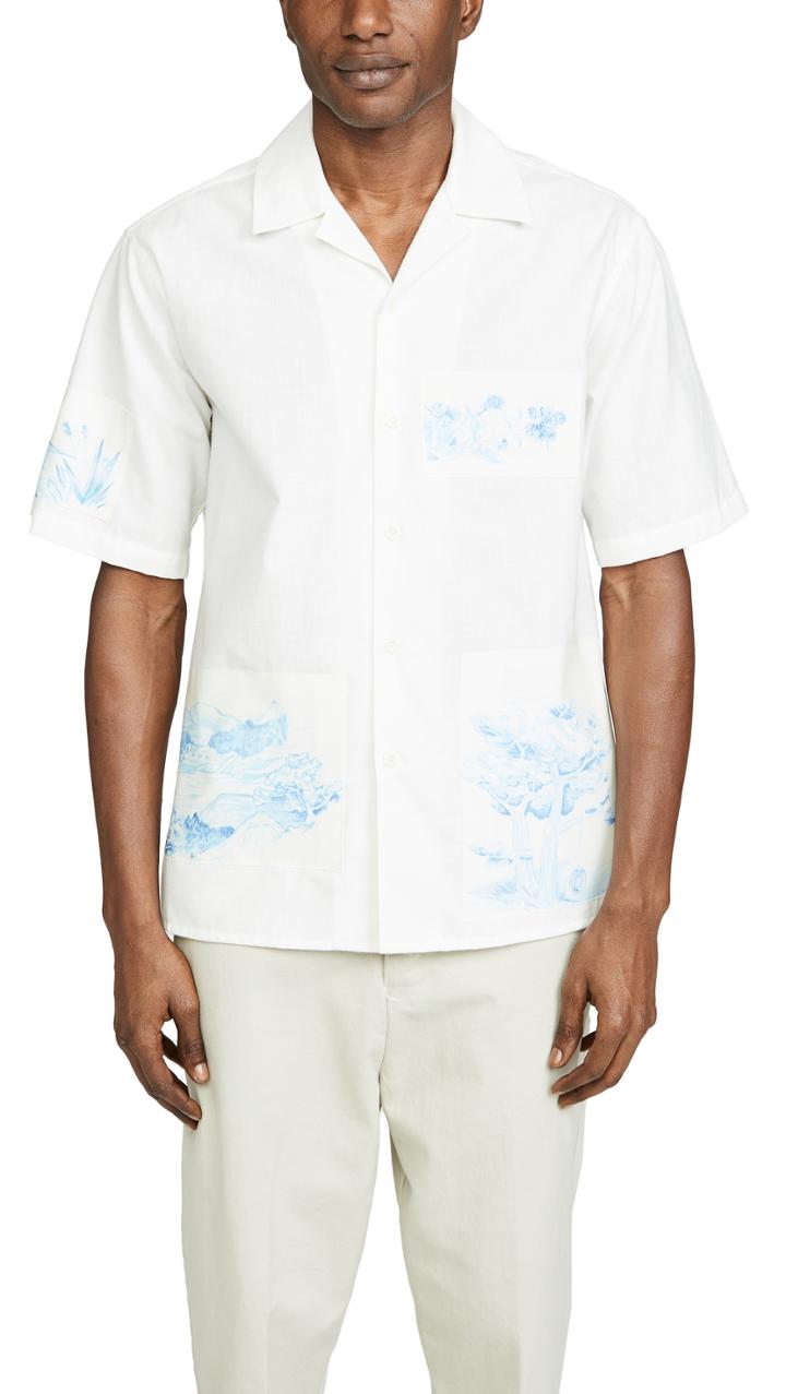 Ami Shark Collar Shirt