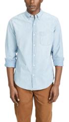 J Crew Chambray Single Pocket Button Down Shirt
