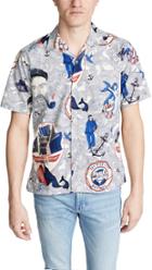 Gitman Vintage Ss Bd Sailor Shirt Camp Collar