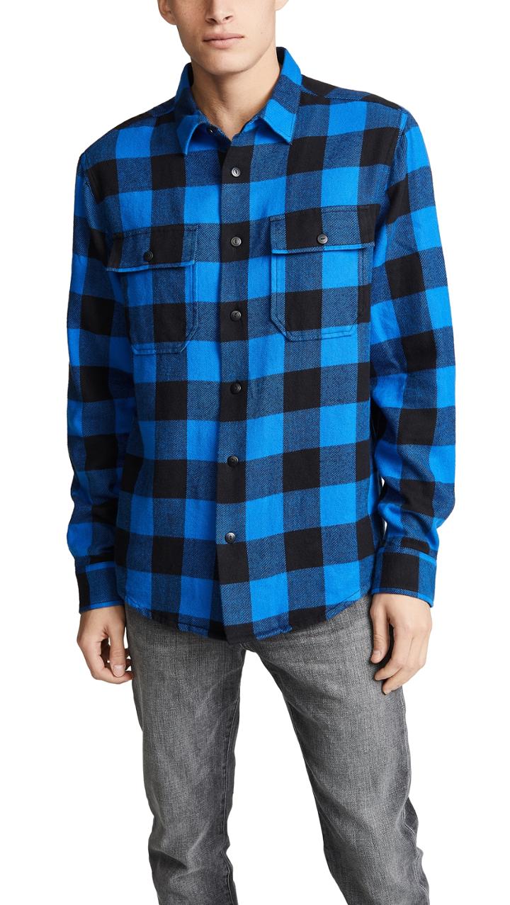 Frame Buffalo Shirt Jacket