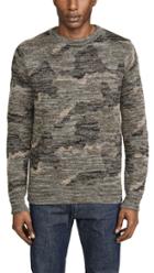 J Crew Wallace Barnes Camo Print Sweater