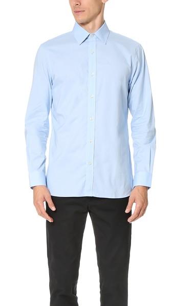 Club Monaco Slim Dress Poplin Shirt