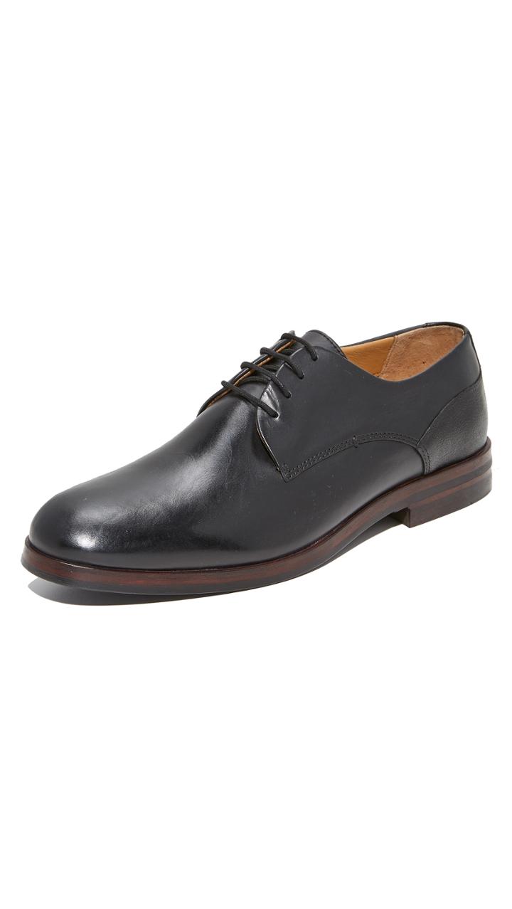 Hudson London Enrico Plain Toe Lace Up Oxfords
