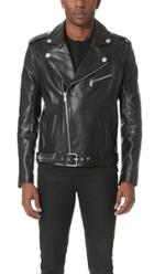Pierre Balmain Leather Moto Jacket