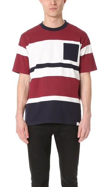White Mountaineering Multi Border Pocket Tee
