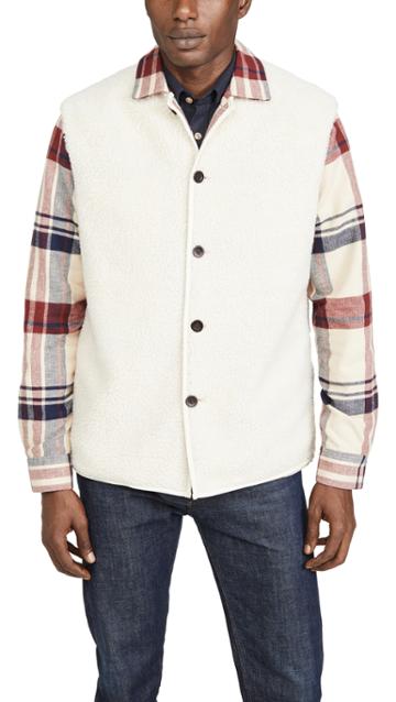 Portuguese Flannel Sherpa Coachella Overshirt
