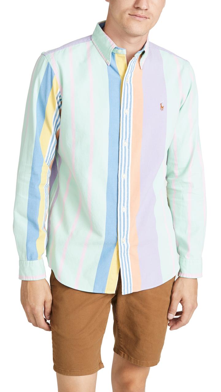 Polo Ralph Lauren Long Sleeve Stripe Oxford Shirt