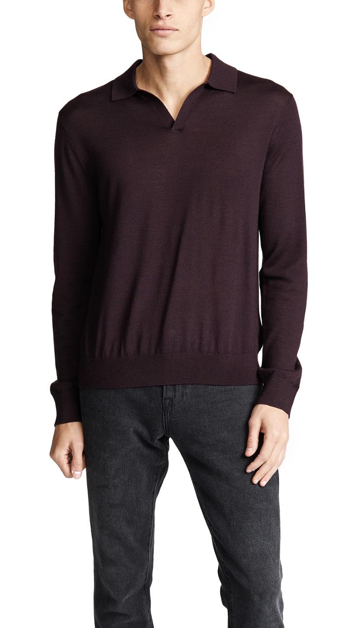 Club Monaco Merino Knit Shirt