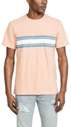 Faherty Surf Stripe Pocket T Shirt